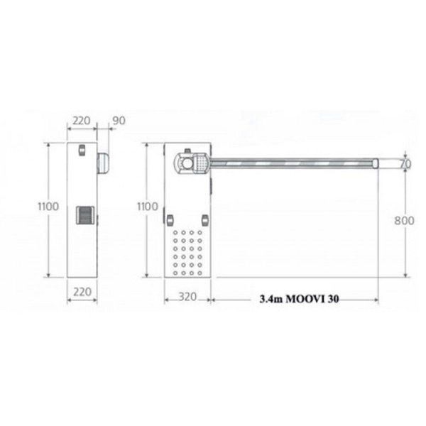 Шлагбаум BFT MOOVI 30 KIT MOOVI 30 KIT-3 фото